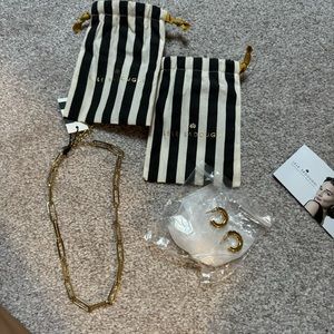 Lele Sadoghi necklace and earrings